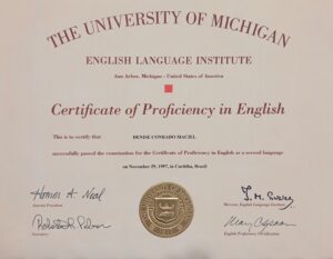 MIchigan certificado